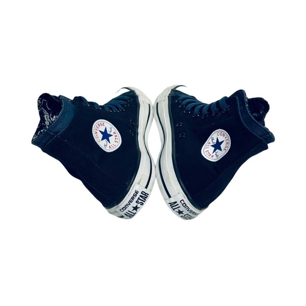 Navy Blue High-Top Sneakers Unisex - Picture 2 of 12
